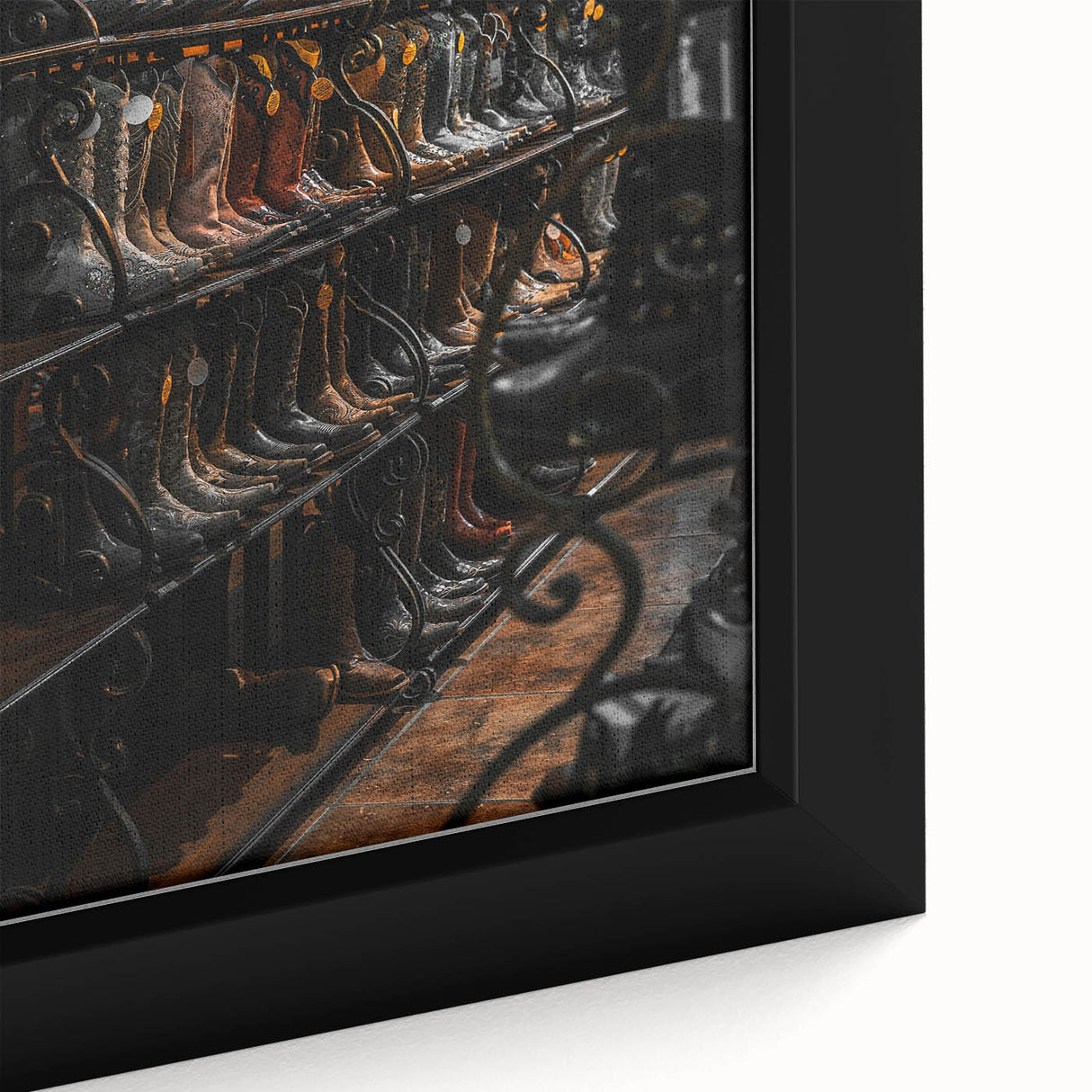 Vintage Cowboy Boots Collection: Rustic Wall Art Print