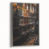 Vintage Cowboy Boots Collection: Rustic Wall Art Print