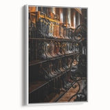 Vintage Cowboy Boots Collection: Rustic Wall Art Print
