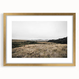 Rustic Wall Art - Minimalist Grassland Landscape for Farmhouse Decor