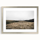 Rustic Wall Art - Minimalist Grassland Landscape for Farmhouse Decor