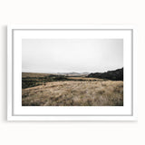 Rustic Wall Art - Minimalist Grassland Landscape for Farmhouse Decor