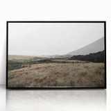 Rustic Wall Art - Minimalist Grassland Landscape for Farmhouse Decor