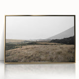 Rustic Wall Art - Minimalist Grassland Landscape for Farmhouse Decor