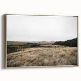 Rustic Wall Art - Minimalist Grassland Landscape for Farmhouse Decor