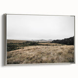 Rustic Wall Art - Minimalist Grassland Landscape for Farmhouse Decor