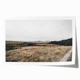 Rustic Wall Art - Minimalist Grassland Landscape for Farmhouse Decor