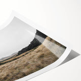 Rustic Wall Art - Minimalist Grassland Landscape for Farmhouse Decor