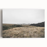 Rustic Wall Art - Minimalist Grassland Landscape for Farmhouse Decor