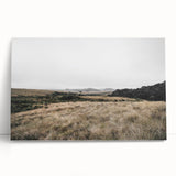 Rustic Wall Art - Minimalist Grassland Landscape for Farmhouse Decor