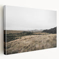 Rustic Wall Art - Minimalist Grassland Landscape for Farmhouse Decor