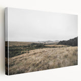 Rustic Wall Art - Minimalist Grassland Landscape for Farmhouse Decor