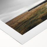 Rustic Wall Art - Isolated Church with Dramatic Sky in Rural Landscape