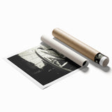 Rustic Wall Art - Vintage Wagon Wheel in Farmhouse Black and White