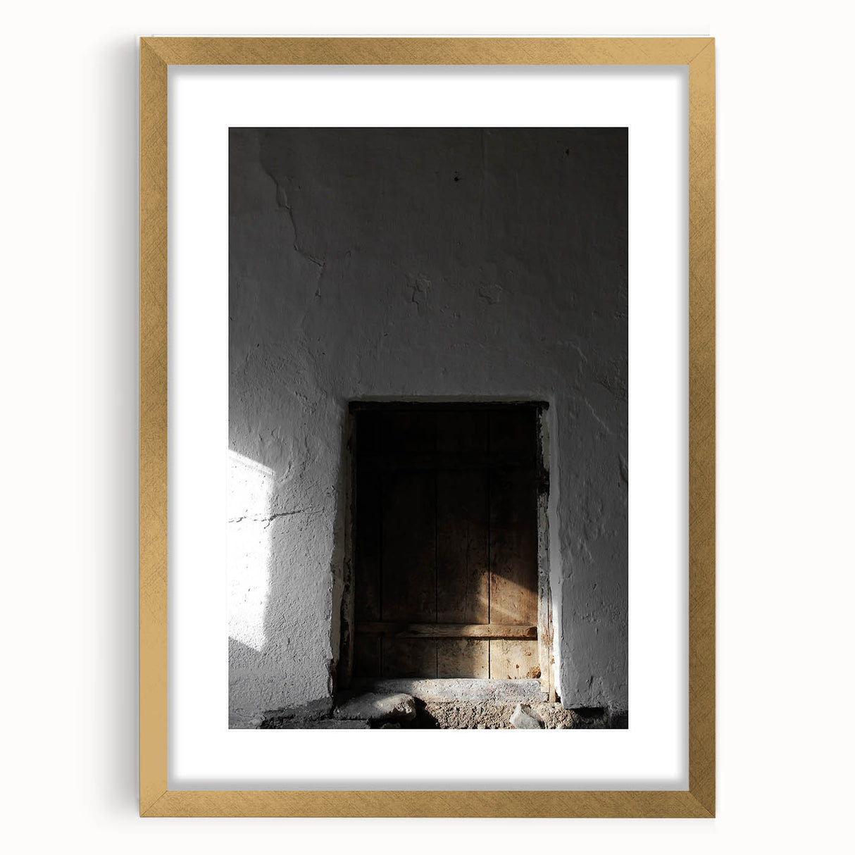 Vintage Doorway Rustic Wall Art – Shadows and Light