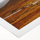 Solitary House in Golden Valley Wall Art | Rustic Farmhouse Decor | Nature Print