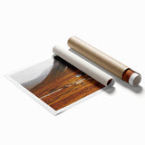 Solitary House in Golden Valley Wall Art | Rustic Farmhouse Decor | Nature Print