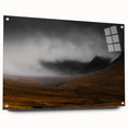 Moody Rustic Landscape Wall Art - Dramatic Farmhouse Decor Piece