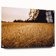 Golden Wheat Field Rustic Wall Art - Farmhouse Nature Decor for Homes