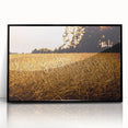 Golden Wheat Field Rustic Wall Art - Farmhouse Nature Decor for Homes