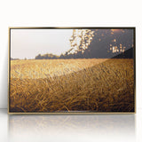 Golden Wheat Field Rustic Wall Art - Farmhouse Nature Decor for Homes
