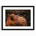 Highland Cow Rustic Wall Art - Farmhouse Decor for Cozy Countryside Homes