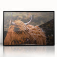 Highland Cow Rustic Wall Art - Farmhouse Decor for Cozy Countryside Homes