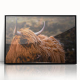 Highland Cow Rustic Wall Art - Farmhouse Decor for Cozy Countryside Homes