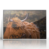 Highland Cow Rustic Wall Art - Farmhouse Decor for Cozy Countryside Homes