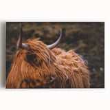 Highland Cow Rustic Wall Art - Farmhouse Decor for Cozy Countryside Homes