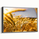 Golden Wheat Field Rustic Wall Art - Farmhouse Decor for Cozy Spaces