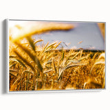 Golden Wheat Field Rustic Wall Art - Farmhouse Decor for Cozy Spaces