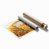 Golden Wheat Field Rustic Wall Art - Farmhouse Decor for Cozy Spaces