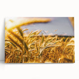 Golden Wheat Field Rustic Wall Art - Farmhouse Decor for Cozy Spaces