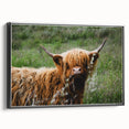 Highland Cow Rustic Wall Art - Cozy Farmhouse Nature Decor for Homes