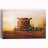 Combine Harvester Rustic Wall Art - Farmhouse Country Decor for Homes