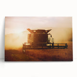 Combine Harvester Rustic Wall Art - Farmhouse Country Decor for Homes