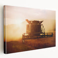 Combine Harvester Rustic Wall Art - Farmhouse Country Decor for Homes