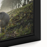 Misty Morning Sheep Rustic Wall Art - Farmhouse Country Decor