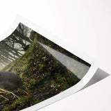 Misty Morning Sheep Rustic Wall Art - Farmhouse Country Decor