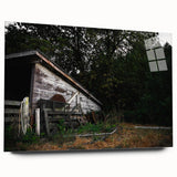 Weathered Barn Rustic Wall Art - Farmhouse Country Decor for Homes