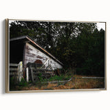 Weathered Barn Rustic Wall Art - Farmhouse Country Decor for Homes