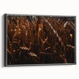 Moody Wheat Field Rustic Wall Art - Farmhouse Country Decor