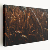 Moody Wheat Field Rustic Wall Art - Farmhouse Country Decor