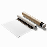 Serene White Horse - Rustic Landscape Wall Art