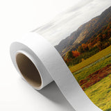 Rustic Farmhouse Barn in Autumn - Vintage Wall Art - Rural Landscape Print