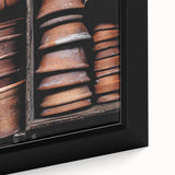 Vintage Clay Pots - Rustic Farmhouse Kitchen Art