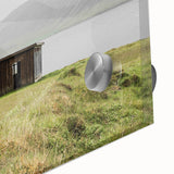 Rustic Cabin by the Lake - Vintage Farmhouse Wall Art for Cozy Homes