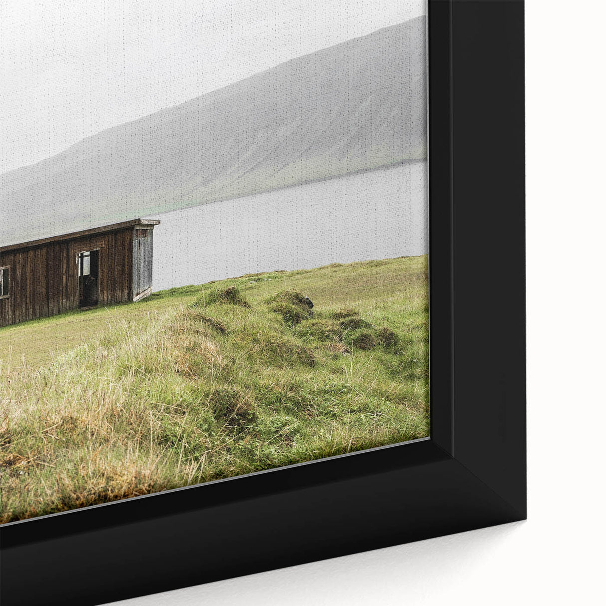 Rustic Cabin by the Lake - Vintage Farmhouse Wall Art for Cozy Homes