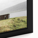 Rustic Cabin by the Lake - Vintage Farmhouse Wall Art for Cozy Homes